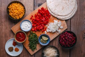 Zutaten Quesadillas