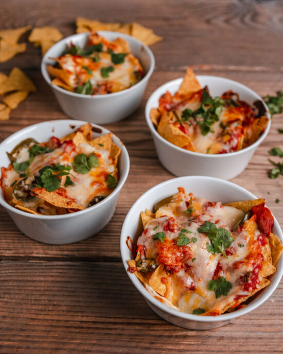 Tortilla-Chips überbacken