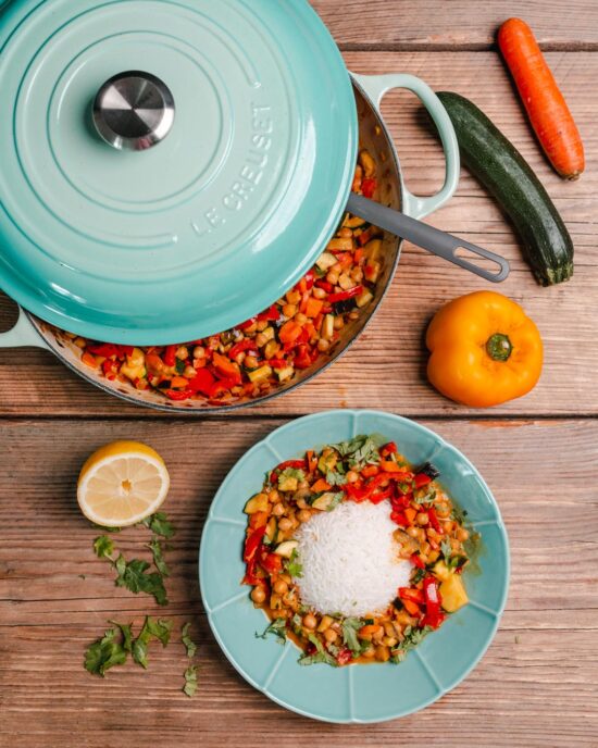 Rotes Kichererbsen - Curry