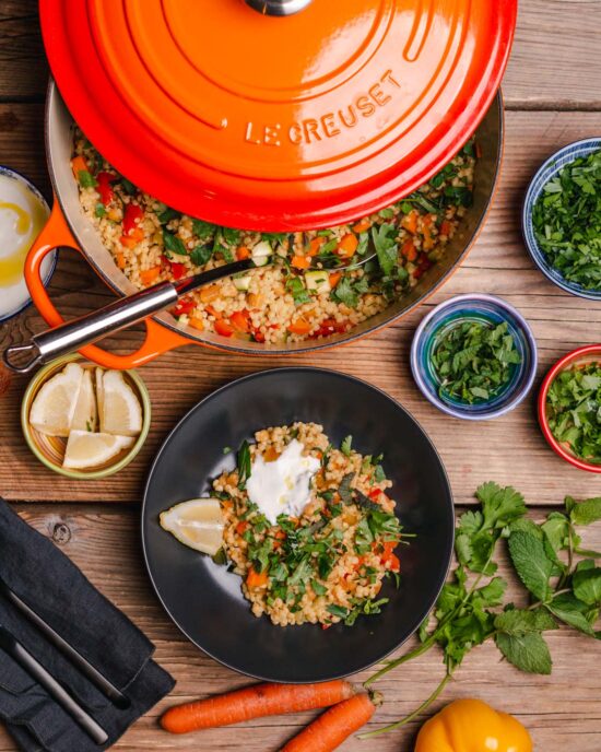 Perl-Couscous-Eintopf (Moghrabieh)