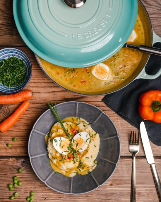 Curry-Gemüse-Eier