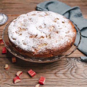 Schwedischer Rhabarberkuchen