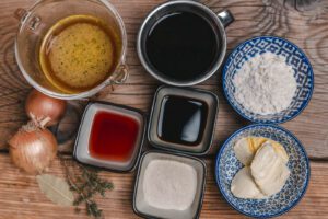 Vegane braune Sauce