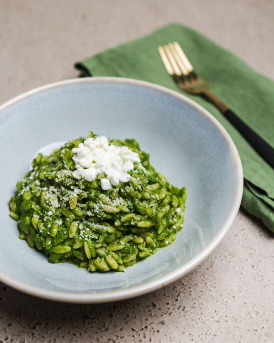 Grüne Orzo