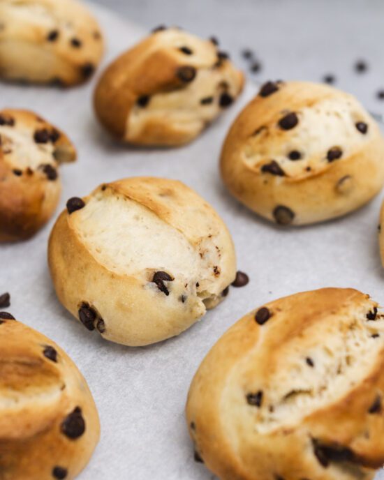 Schokoladen Brötchen / Schoggi Weggli