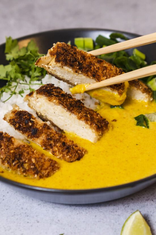 Katsu Curry mit Knusper-Tofu