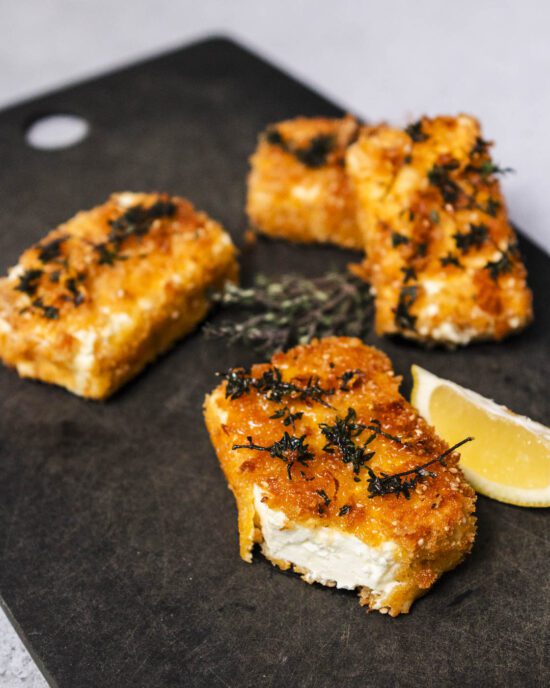Saganaki - gebackener Feta Rezept