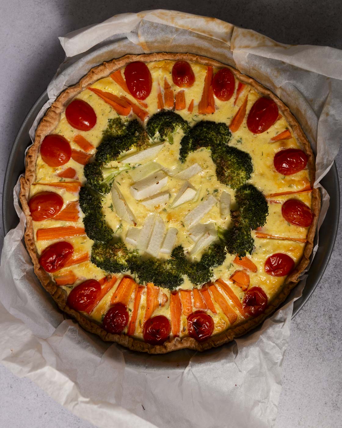 Gemüse Quiche