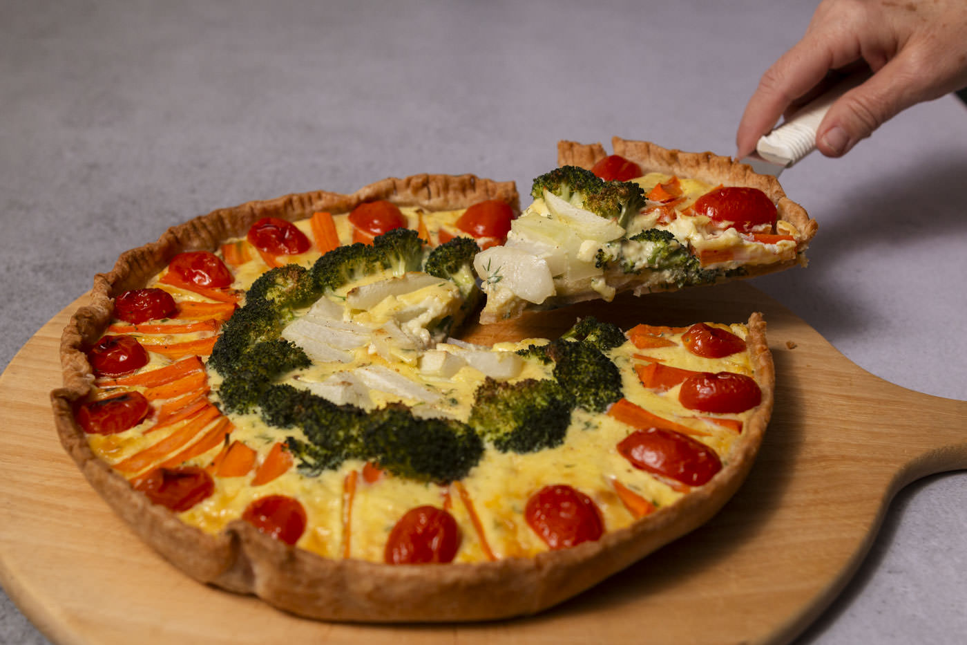 Gemüse Quiche